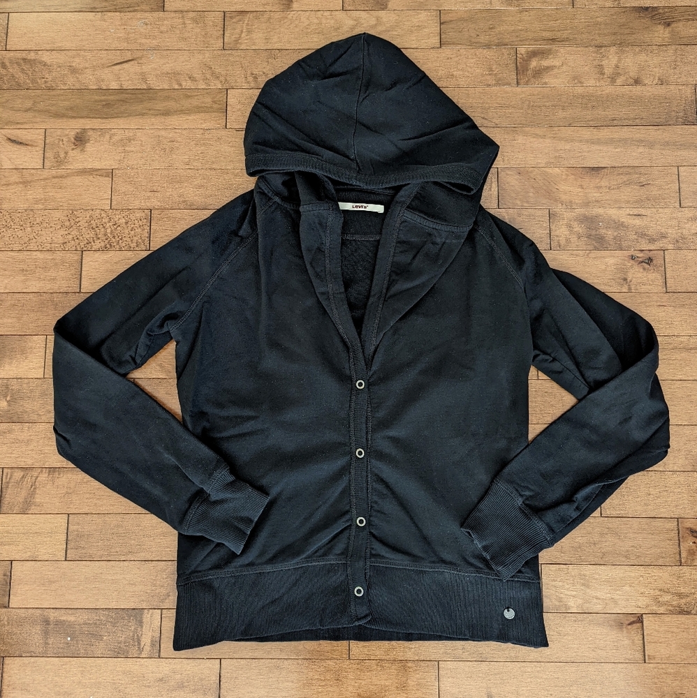 LEVI's Hoodie Black Lightweight Sweater